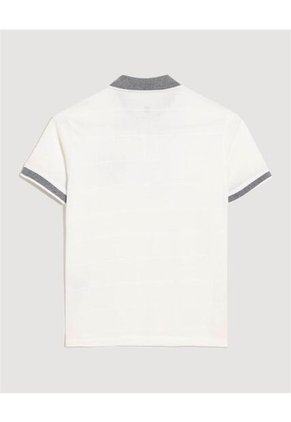 Polo Infantil Niño Manga Corta Color Crema Marca Ostu #80110111