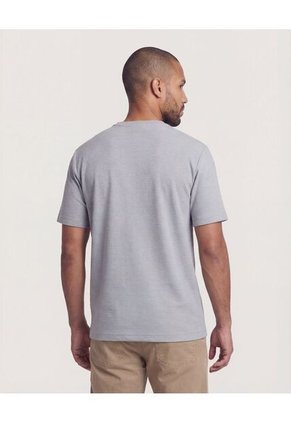 Camiseta  Para Hombre Manga Corta Cuello Redondo Color Gris Marca Ostu #60098217