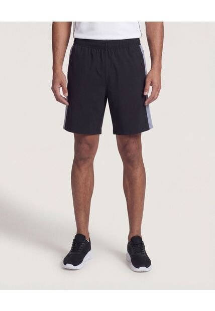 Bermuda  Para Hombre Deportiva Medio Color Negro Marca Ostu #60100456