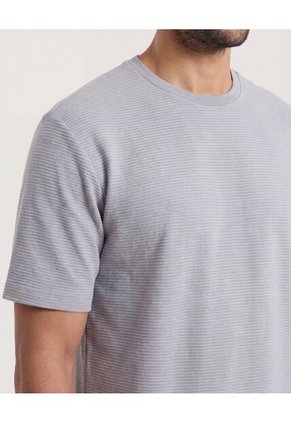 Camiseta  Para Hombre Manga Corta Cuello Redondo Color Gris Marca Ostu #60098217