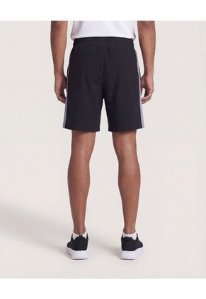 Bermuda  Para Hombre Deportiva Medio Color Negro Marca Ostu #60100456