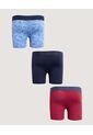 Boxer X3 Infantil Niño Filete Medio Color Negro Marca Ostu #80000103 de Ostu