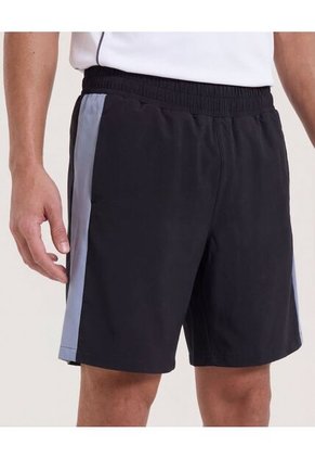 Bermuda  Para Hombre Deportiva Medio Color Negro Marca Ostu #60100456