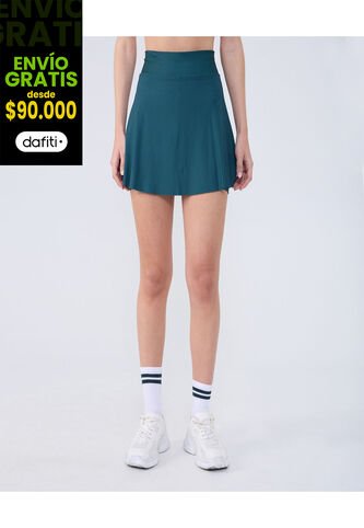 Falda Para Mujer Corto Color Verde  Marca Ostu #40140162 Ostu