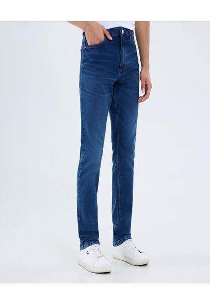 Jean Para Hombre Slim Color Azul Marca Ostu #60160428
