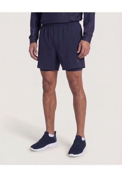 Bermuda  Para Hombre Biker Interno Largo Color Azul Marca Ostu #60100511