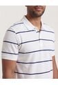Polo  Para Hombre Cuello Tejido Sin Bolsillo Color Crema Marca Ostu #60110893 de Ostu