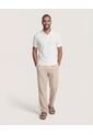 Polo  Para Hombre Cuello Tejido Sin Bolsillo Color Crema Marca Ostu #60110890 de Ostu