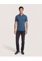 Polo  Para Hombre Cuello Tejido Sin Bolsillo Color Azul Marca Ostu #60110884 de Ostu