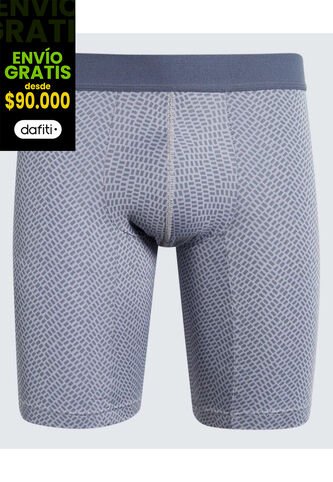 Boxer Para Hombre Filete Medio Microfibra Color Gris  Marca Ostu #60000480 Ostu