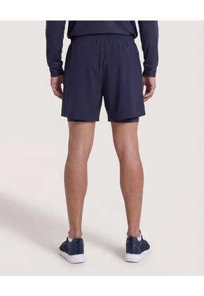 Bermuda  Para Hombre Biker Interno Largo Color Azul Marca Ostu #60100511
