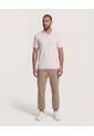 Polo  Para Hombre Cuello Tejido Sin Bolsillo Color Beige Marca Ostu #60110907 de Ostu
