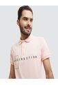 Polo Para Hombre Cuello Tejido Sin Bolsillo Color Rosado  Marca Ostu #60110476 de Ostu