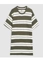 Camiseta Para Hombre Manga Corta Cuello Redondo Color Verde  Marca Ostu #60091423 de Ostu