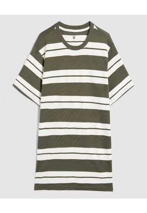 Camiseta Para Hombre Manga Corta Cuello Redondo Color Verde  Marca Ostu #60091423