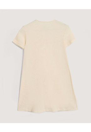 Vestido Infantil Niña M/C Medio Color Amarillo Marca Ostu #90178226