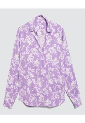 Blusa Para Mujer Manga 3/4 Color Lila Marca Ostu #40120899