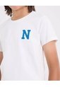 Camiseta Infantil Niño Manga Corta Cuello Redondo Color Crema Marca Ostu #80090275 de Ostu