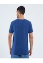 Camiseta Para Hombre Manga Corta Cuello Redondo Color Azul Marca Ostu #60091652 de Ostu