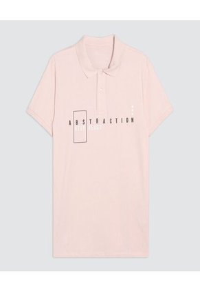 Polo Para Hombre Cuello Tejido Sin Bolsillo Color Rosado  Marca Ostu #60110476