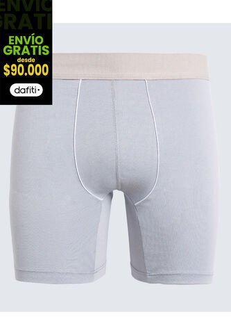 Boxer Para Hombre Filete Medio Algodón Color Gris  Marca Ostu #60000483 Ostu