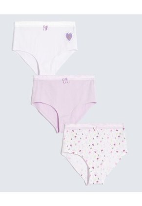 Ropa Interior Infantil Niña Panty Color Lila Marca Ostu #90180078