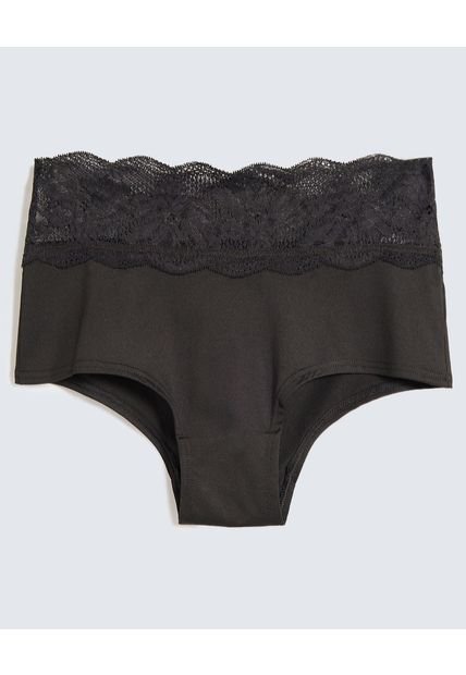Panty Para Mujer Cachetero Color Negro Marca Ostu #40800082