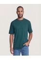 Camiseta  Para Hombre Manga Corta Cuello Redondo Color Verde Marca Ostu #60091838 de Ostu