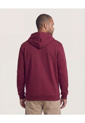 Buzo  Para Hombre Hoodie Color Vino Marca Ostu #60060627