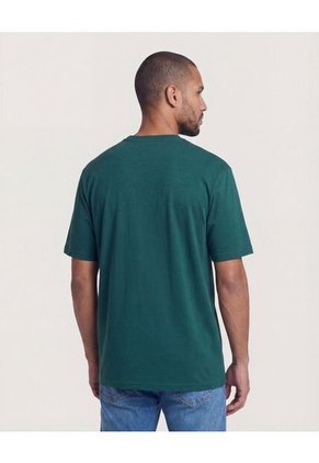 Camiseta  Para Hombre Manga Corta Cuello Redondo Color Verde Marca Ostu #60091838