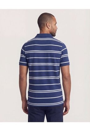 Polo Para Hombre Cuello Tejido Con Bolsillo Color Azul Marca Ostu #60110867