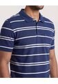 Polo  Para Hombre Cuello Tejido Con Bolsillo Color Azul Marca Ostu #60110867 de Ostu