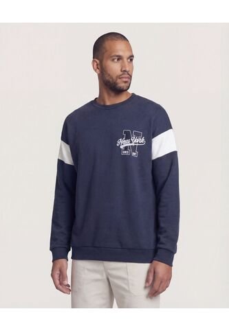 Buzo  Para Hombre Cuello Redondo Color Azul Marca Ostu #60060599 Ostu