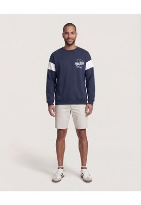 Buzo  Para Hombre Cuello Redondo Color Azul Marca Ostu #60060599