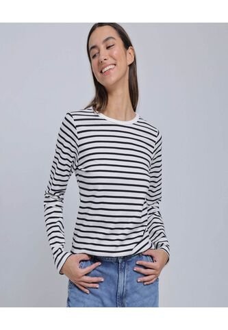 Camiseta Para Mujer Manga Larga Color Negro Marca Ostu #40092100 Ostu