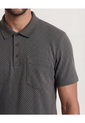 Polo  Para Hombre Cuello Tejido Con Bolsillo Color Verde Marca Ostu #60110873