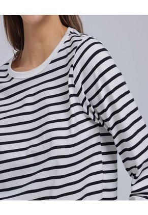 Camiseta Para Mujer Manga Larga Color Negro Marca Ostu #40092100