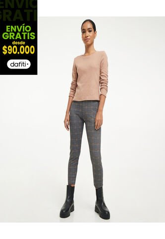 Leggins Para Mujer Largo Color Negro Marca Ostu #40230442 Ostu