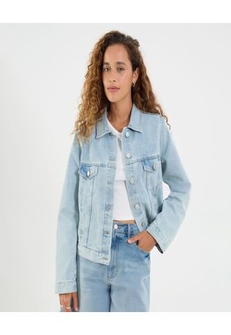 Chaqueta Para Mujer Trucker Color Azul Marca Ostu #40080244 Ostu