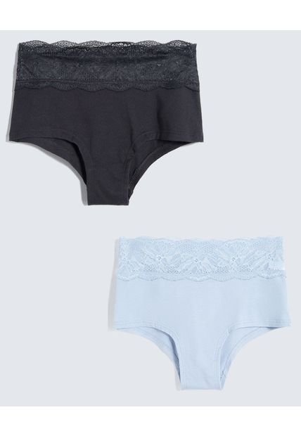Panty Para Mujer Cachetero Color Negro Marca Ostu #40800097