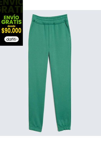 Pantalon Para Niña Jogger Color Verde  Marca Ostu #90070063 Ostu