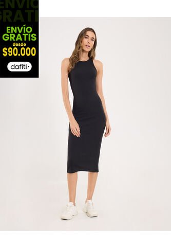 Vestido Para Mujer M/Sisa Largo Color Negro Marca Ostu #40170299 Ostu