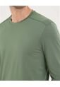 Camiseta Para Hombre Manga Larga Cuello Redondo Color Verde Marca Ostu #60091732 de Ostu