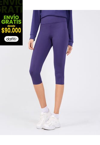 Leggins Para Mujer Medio Color Morado Marca Ostu #40230595 Ostu