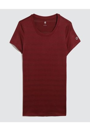 Camiseta Para Mujer Manga Corta Color Vino Marca Ostu #40092179
