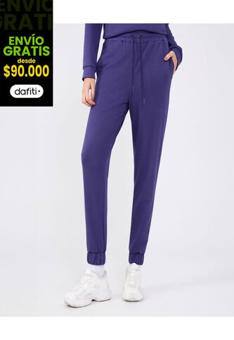 Pantalon Para Mujer Jogger Color Morado Marca Ostu #40070778 Ostu
