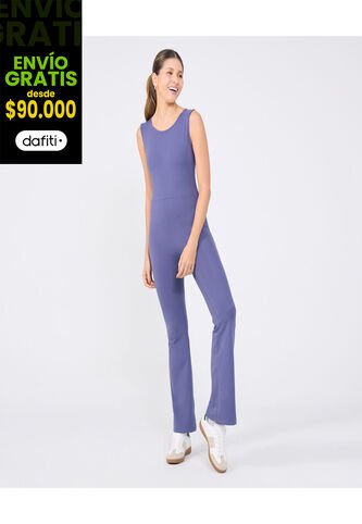 Enterizo Para Mujer Manga Sisa Color Azul Oscuro Marca Ostu #40320115 Ostu