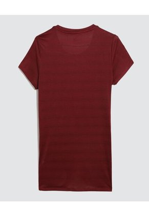 Camiseta Para Mujer Manga Corta Color Vino Marca Ostu #40092179