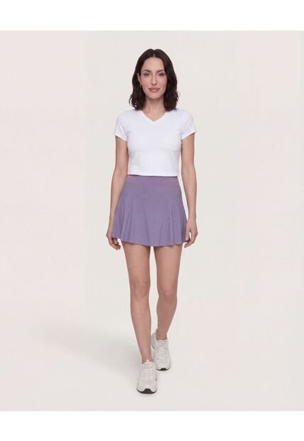 Falda  Para Mujer Corto Color Lila Marca Ostu #40140178