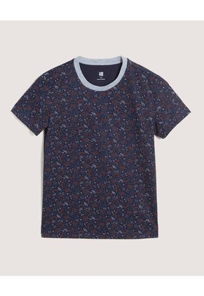 Pijama Infantil Niño M/C P/L Color Azul Marca Ostu #80040099